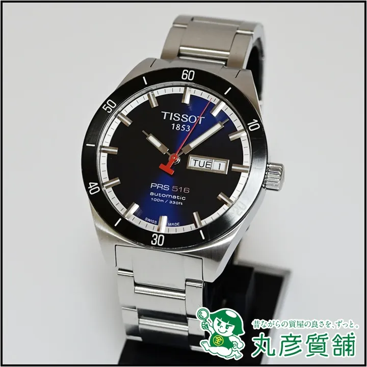 ティソ デイデイト T044430A バックスケルトン ステンレス